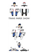 poster for 山本正大 「TRANS PAPER SHOW」