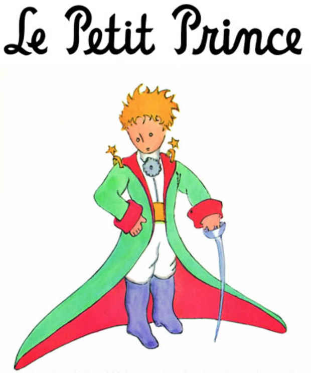 poster for "Saint-Exupery's Le Petit Prince" Exhibition
