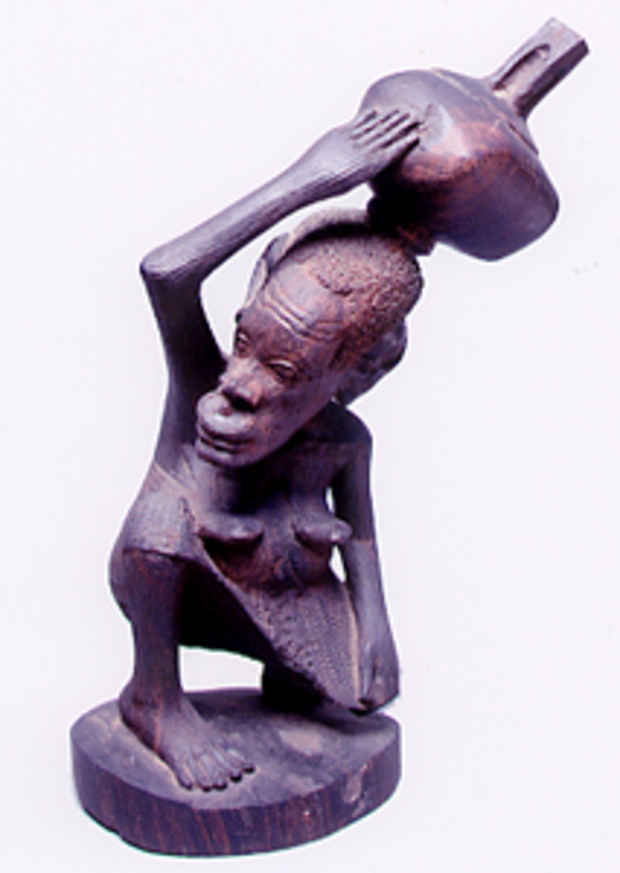 poster for "Representational Sculptures of the Makonde People" Exhibition