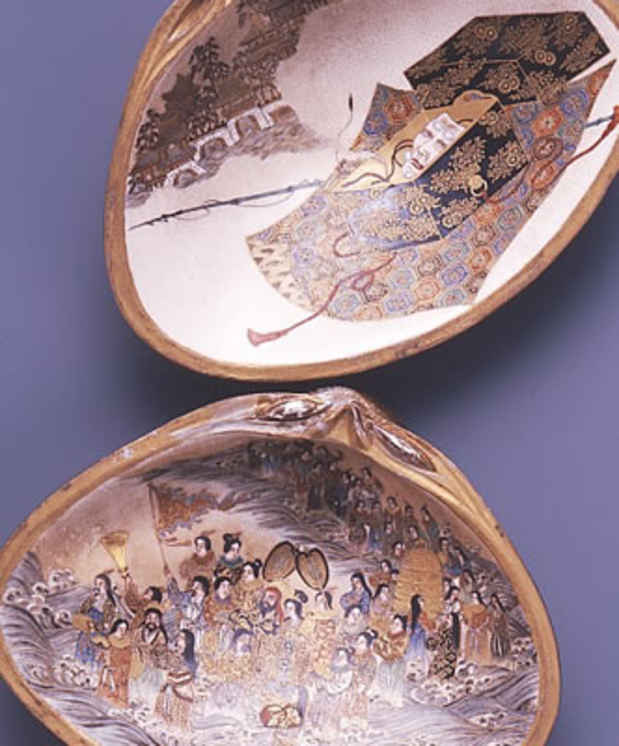 poster for "The Legendary Kyo-Satsuma Ceramics" Exhibition