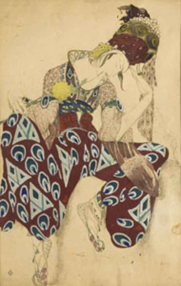 poster for "Diaghilev’s Ballets Russes and Theatrical Design" Exhibition