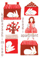 poster for Misawo Kobayashi "Usagi Apartment"