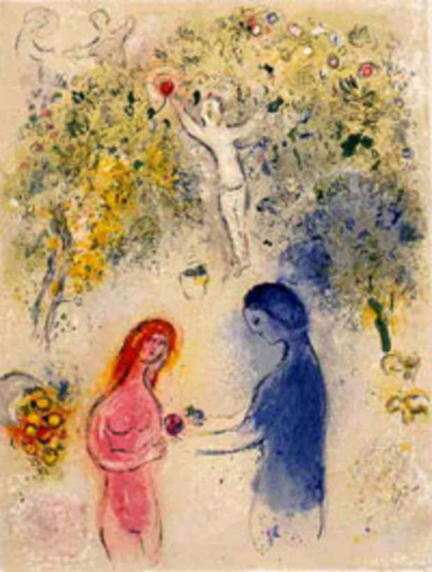 poster for Marc Chagall "Colors that Express Love and Life"