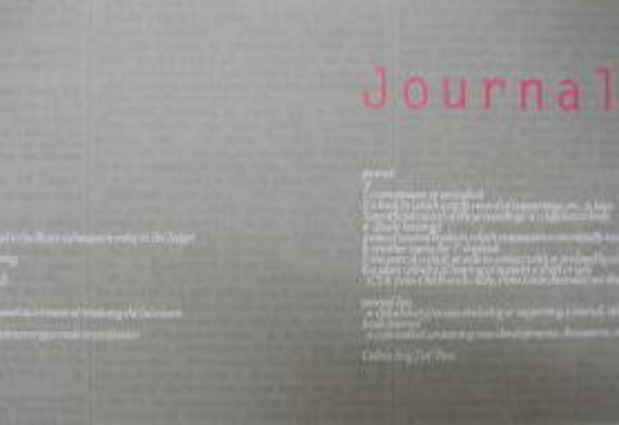 poster for "Journal" Exhibition