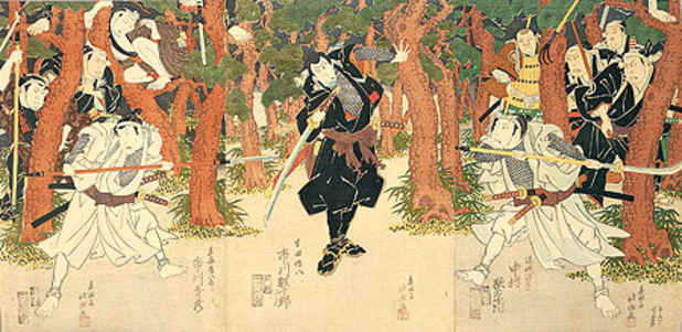 poster for Tales of Revenge in Ukiyo-e