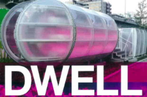 poster for 「DWELL - 棲息すること - 空間デザインの未来」展