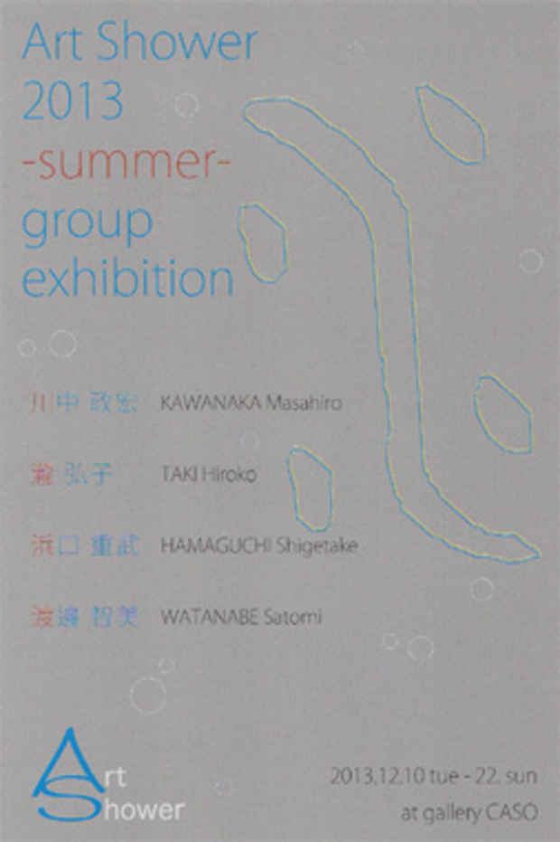 poster for 「Art Shower 2013 - summer - 参加作家によるグループ展」