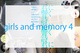 poster for Girls and Memory 4 Exhibition