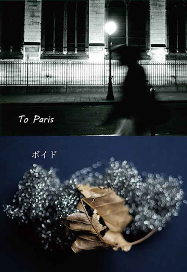 poster for Kanako Otoda’s “To Paris” + Sayako Yoshitoshi’s “Void”