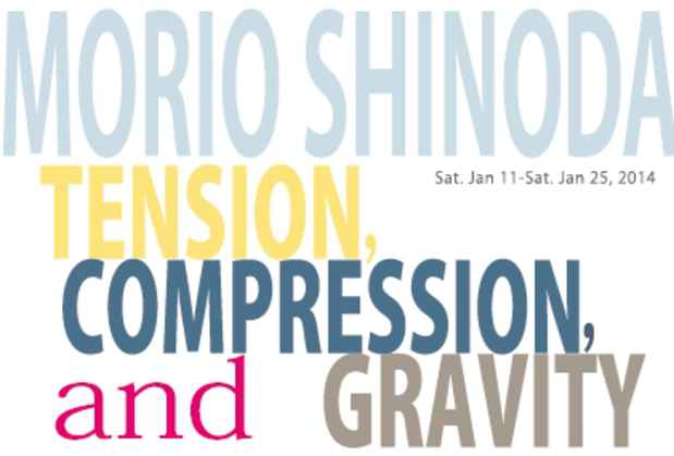 poster for 篠田守男 「Tension, Compression and Gravity」