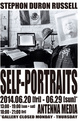 poster for Stephon Duron Russell “Self-portraits”