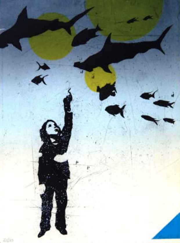 poster for  「イタリア現代作家版画展」