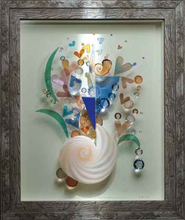 poster for Yuki Uemura “Glass Collage”