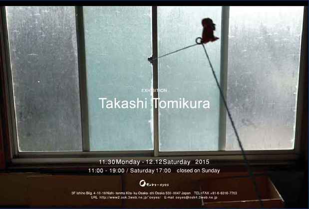 poster for Takashi Tomikura Exhibition