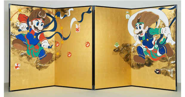 poster for 「琳派400年記念 - 琳派からの道 - 神坂雪佳と山本太郎の仕事」展