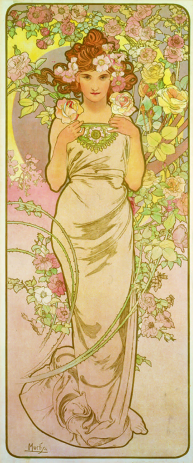 poster for アルフォンス・ミュシャ「ミュシャの花冠 - 芸術と民族への想い - 」