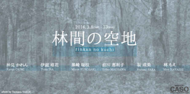 poster for 「林間の空地」展