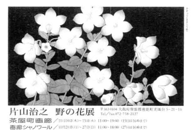 poster for Haruyuki Katayama “The Flower of a Field”