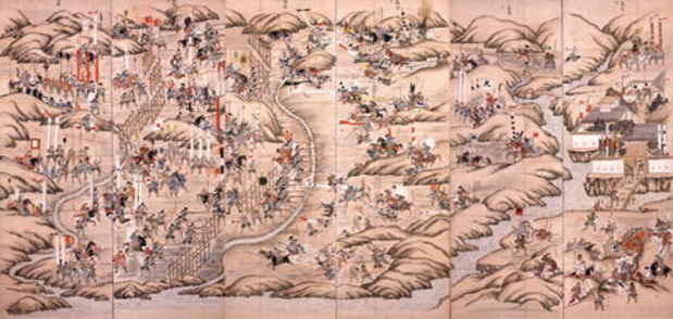poster for The World of Sengoku Battle Paintings
