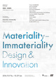 poster for Materiality-Immateriality  Design & Innovation