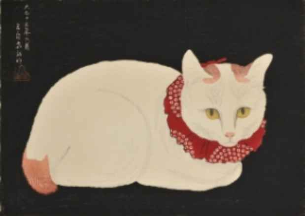 poster for 「招き猫亭コレクション 猫まみれ展 -アートになった猫たち 浮世絵から現代美術まで- 」