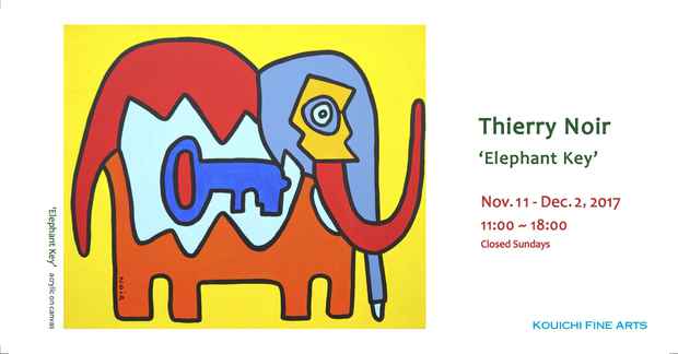poster for Thierry Noir ” Elephant Key”