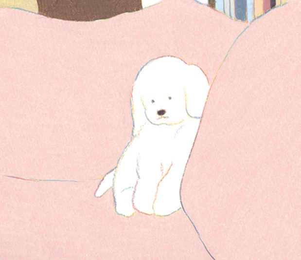 poster for Natsumi Teraoka “Paintings of Dogs”