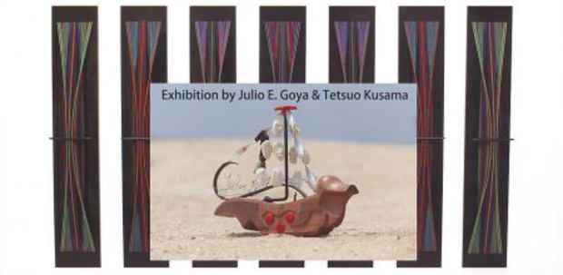 poster for Julio E. Goya + Tetsuo Kusama Exhibition