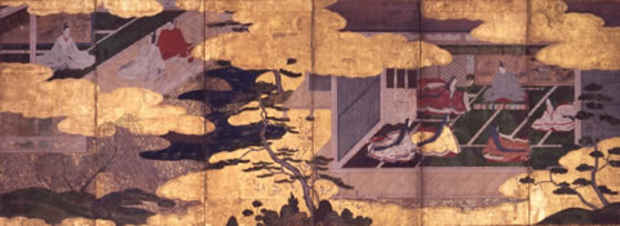 poster for "Paintings from the Tale of Genji" Exhibition