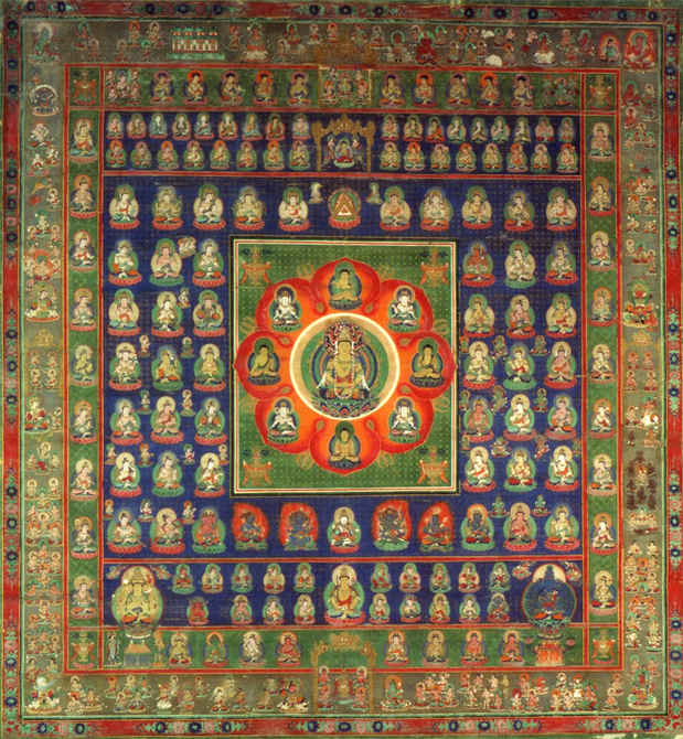 poster for "Jikaku-Daishi Ennin: Masterpieces of Buddhist Art" Exhibition