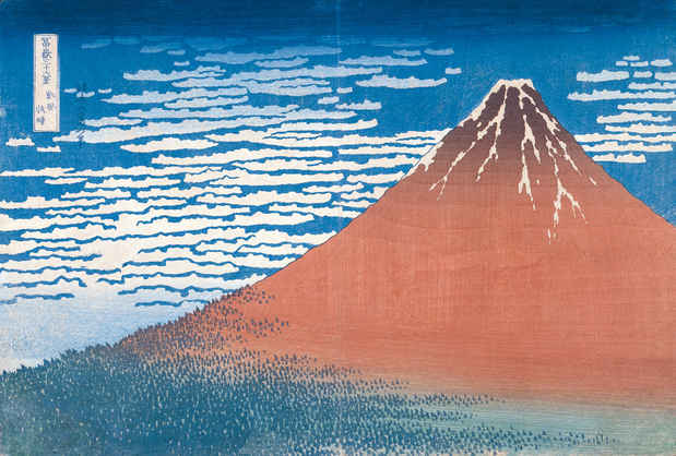poster for Hokusai and Rivière— Two “Thirty-Six Views” and Hokusai Manga