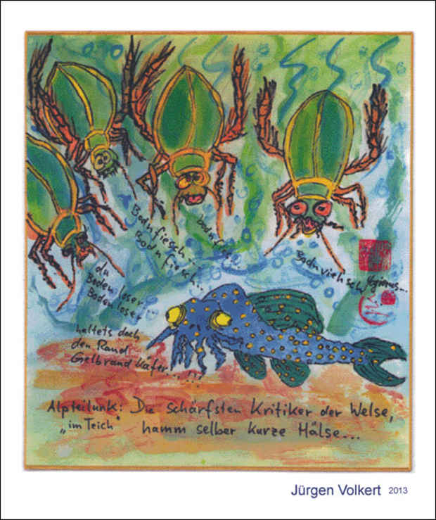poster for Jurgen Volkert Exhibition