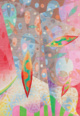 poster for Mitsuru Hiraki “Bursting With Color”