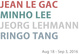 poster for Jean Le Gac + Min-Ho Lee + Jeorg Lehmann + Ringo Tang Exhibition